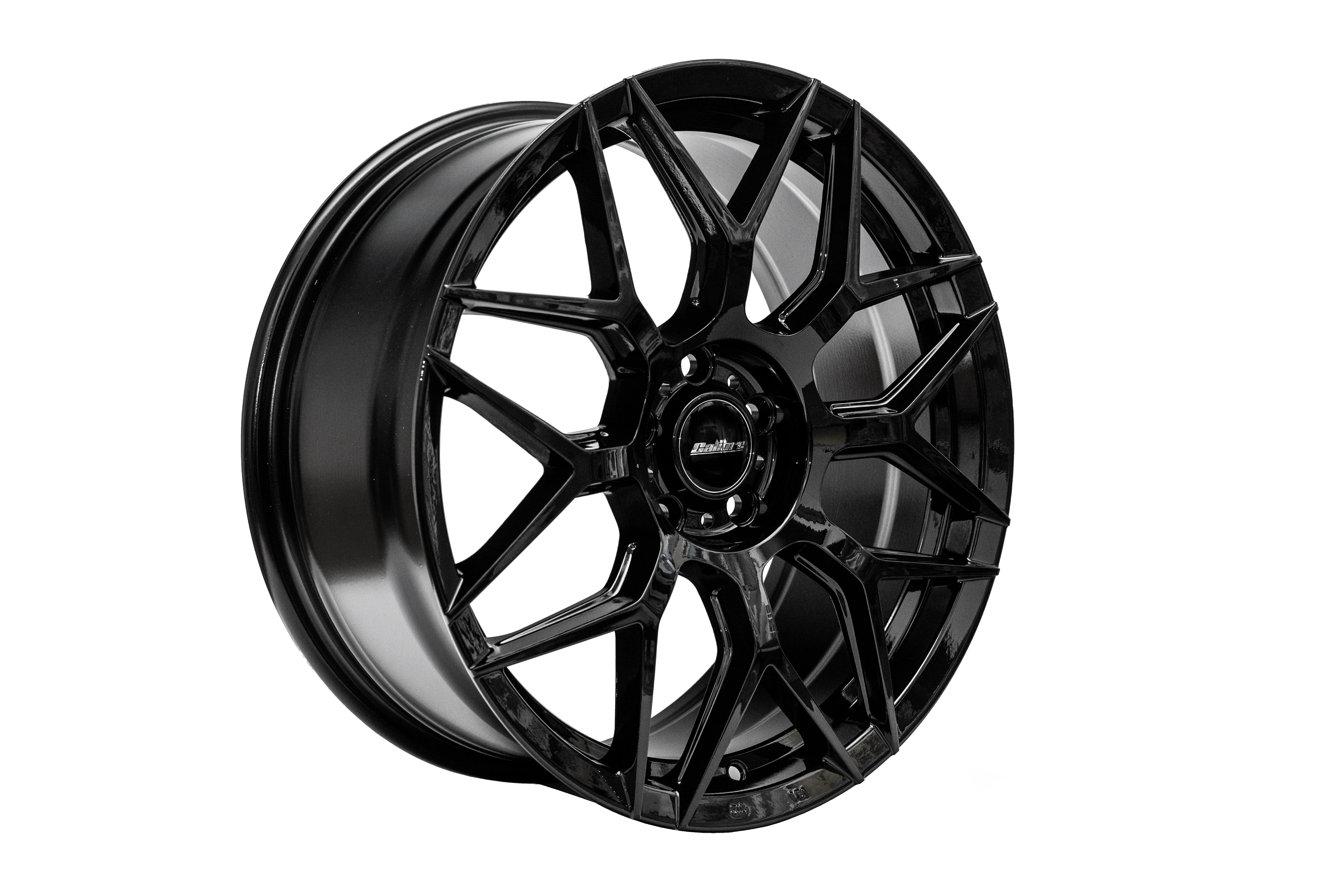 Calibre Spa Black Gloss Black Alloy Wheels