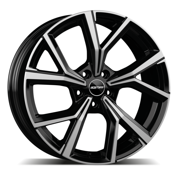 GMP ITALIA MENTOR BLACK POLISHED ALLOY WHEELS