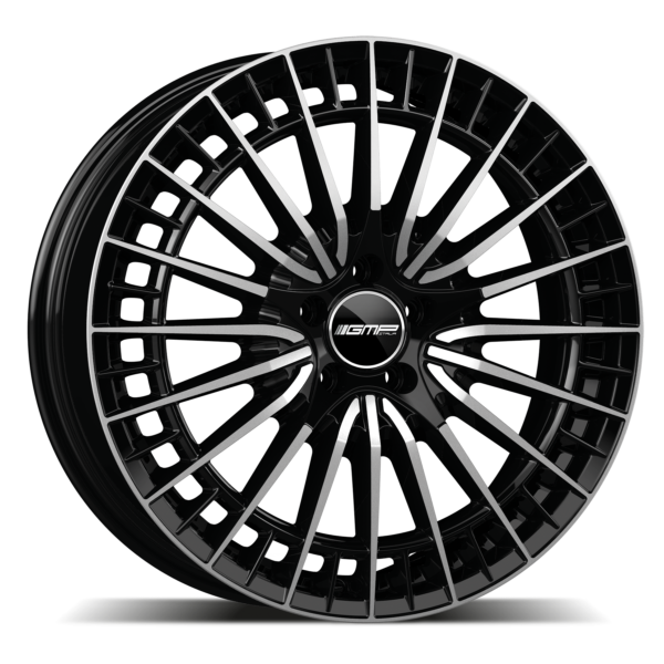 GMP ITALIA QSTAR BLACK POLISHED ALLOY WHEELS