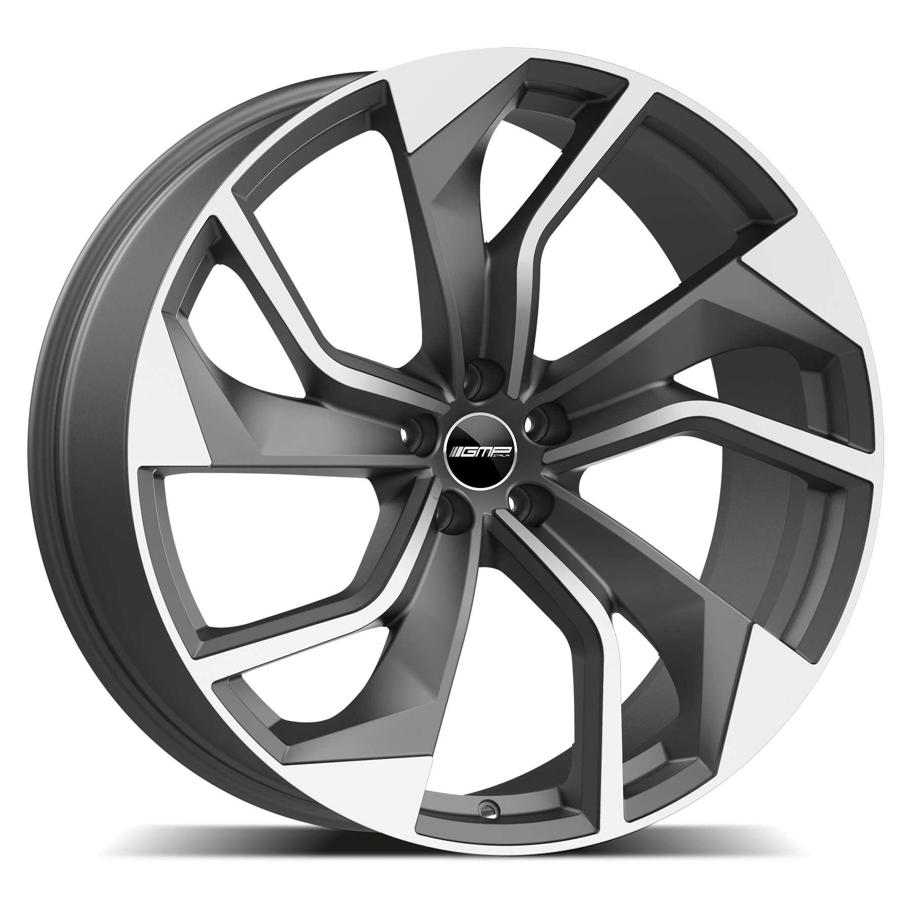 GMP ITALIA REBEL MATT ANTHRACITE POLISHED ALLOY WHEELS