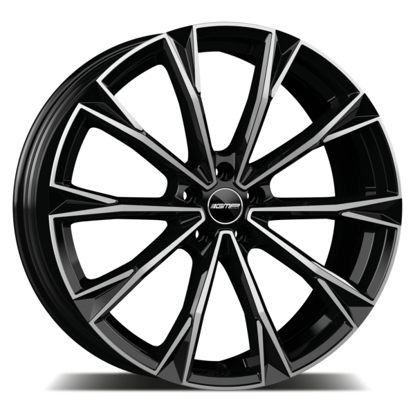 GMP ITALIA TOTALE BLACK POLISHED ALLOY WHEELS