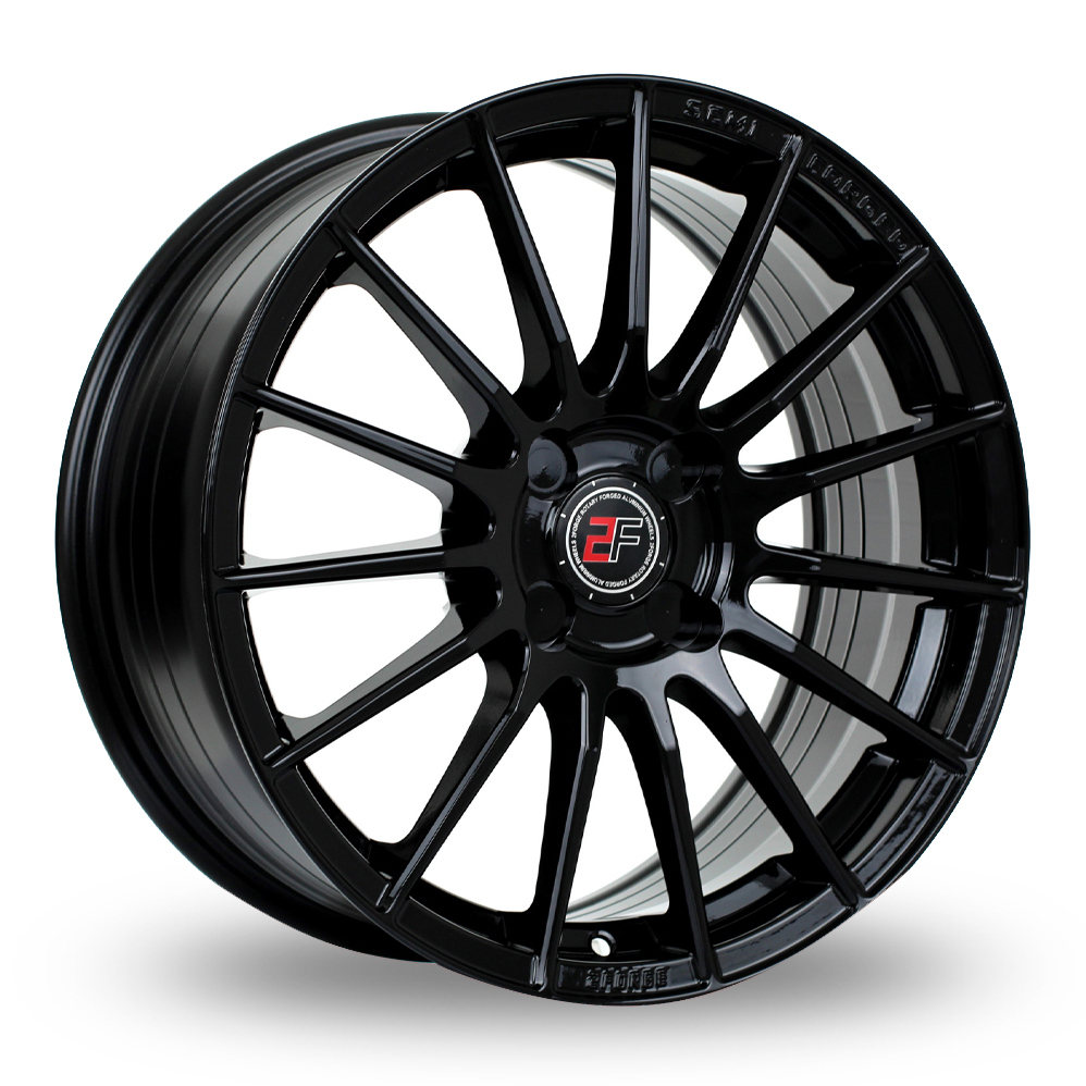 2FORGE ZF1 GLOSS BLACK ALLOY WHEELS