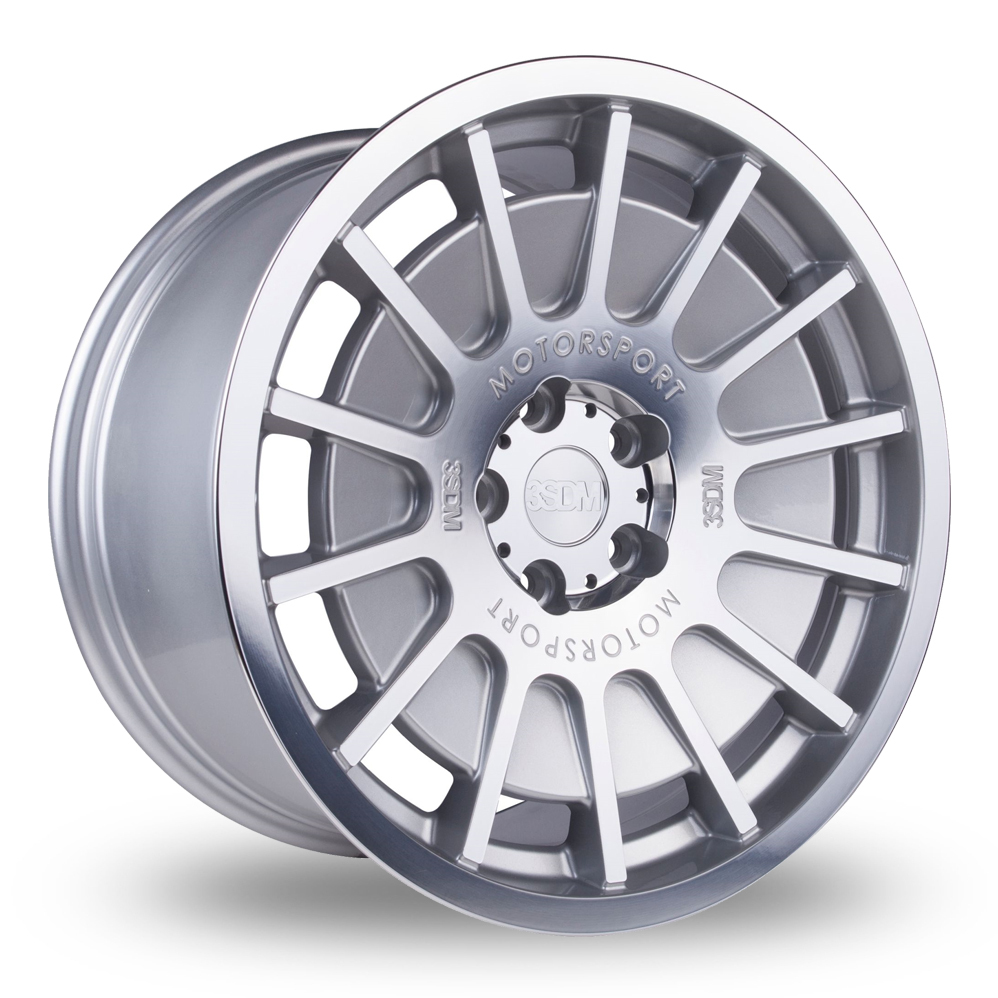 3SDM 0.66 Silver Polished Face ALLOY WHEELS