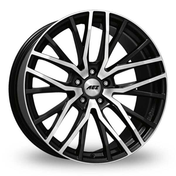 20″ AEZ Panama Gun Metal Polished Wider Rear Alloy Wheels Incl. Fitting Kit (New Bolts) & Delivery