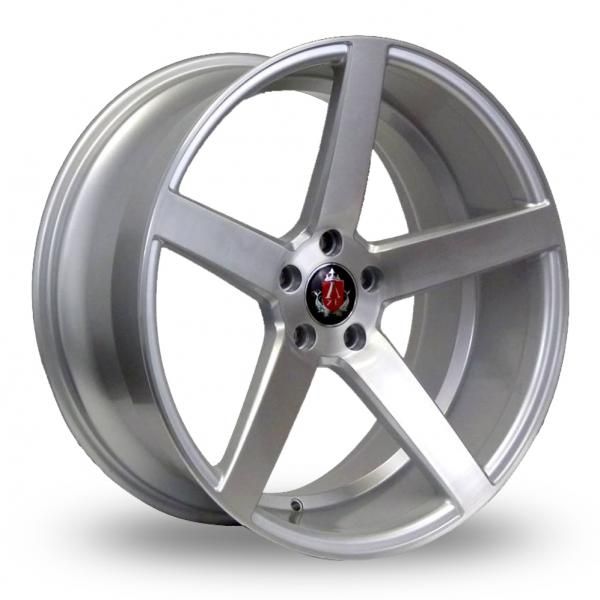 AXE EX18 SILVER POLISHED ALLOY WHEELS