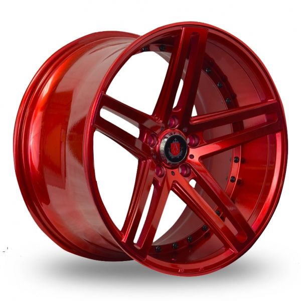AXE EX20 CANDY RED ALLOY WHEELS