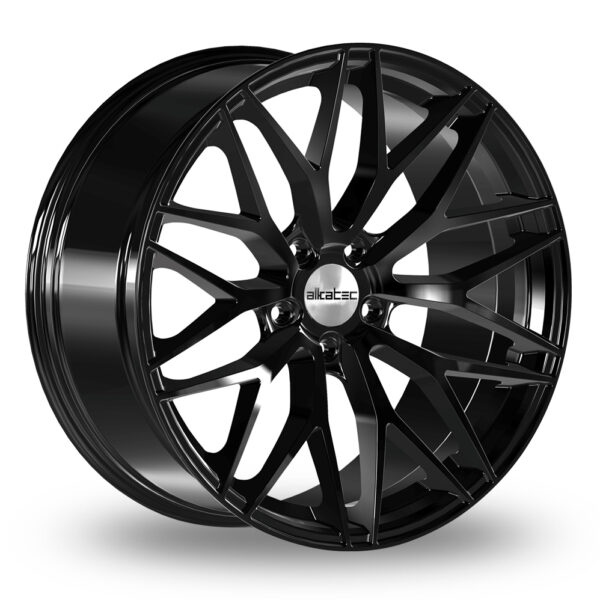 19″ Alkatec Evo 1 Gloss Black Alloys & Fitting Kit Incl. Delivery