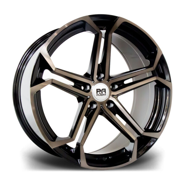 20″ RIVIERA ATLAS Black Polished Dark Tint – FITMENT 5X120