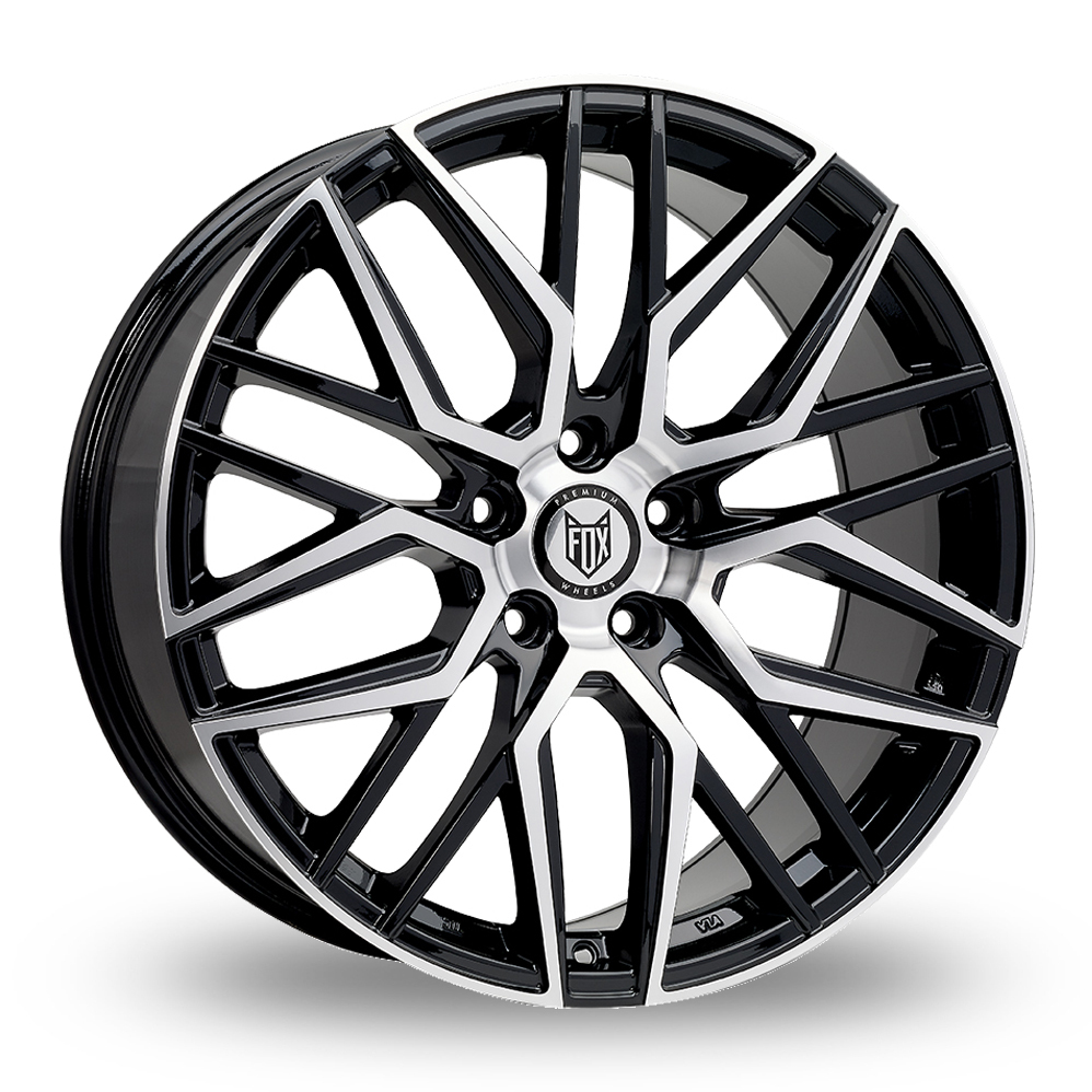 Fox BMA 20″ Black Polished Alloy Wheels
