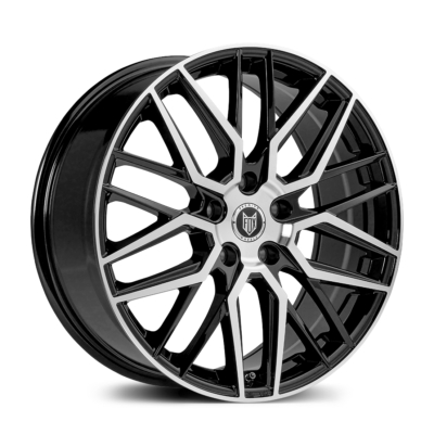 Fox BMA S1 Black Polished Alloy Wheels