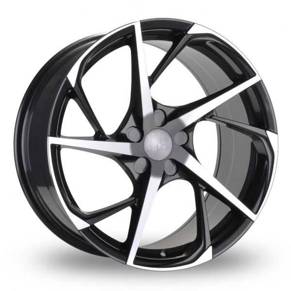 BOLA B18 GUN METAL POLISHED ALLOY WHEELS