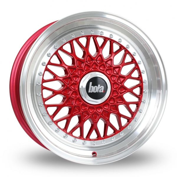 BOLA TX09 CANDY RED ALLOY WHEELS