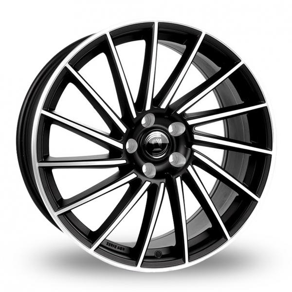 DIEWE BRIOSA BLACK POLISHED ALLOY WHEELS