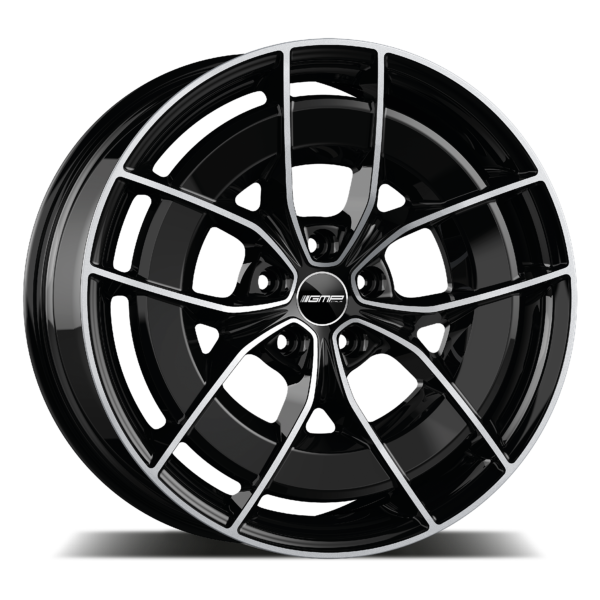 GMP ITALIA ENERGIA BLACK POLISHED ALLOY WHEELS