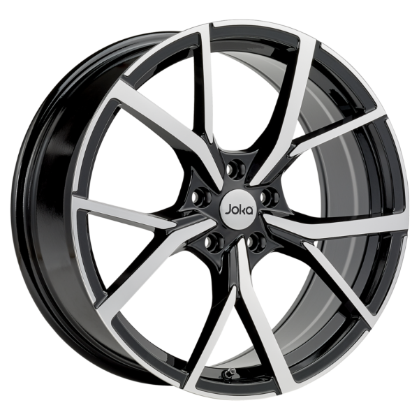 17 Inch ES Style Black Polished Alloy Wheels Including Fitting And Balancing