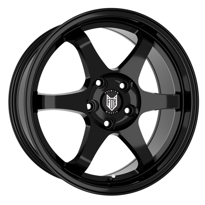 FOX PF5 GLOSS BLACK ALLOY WHEELS