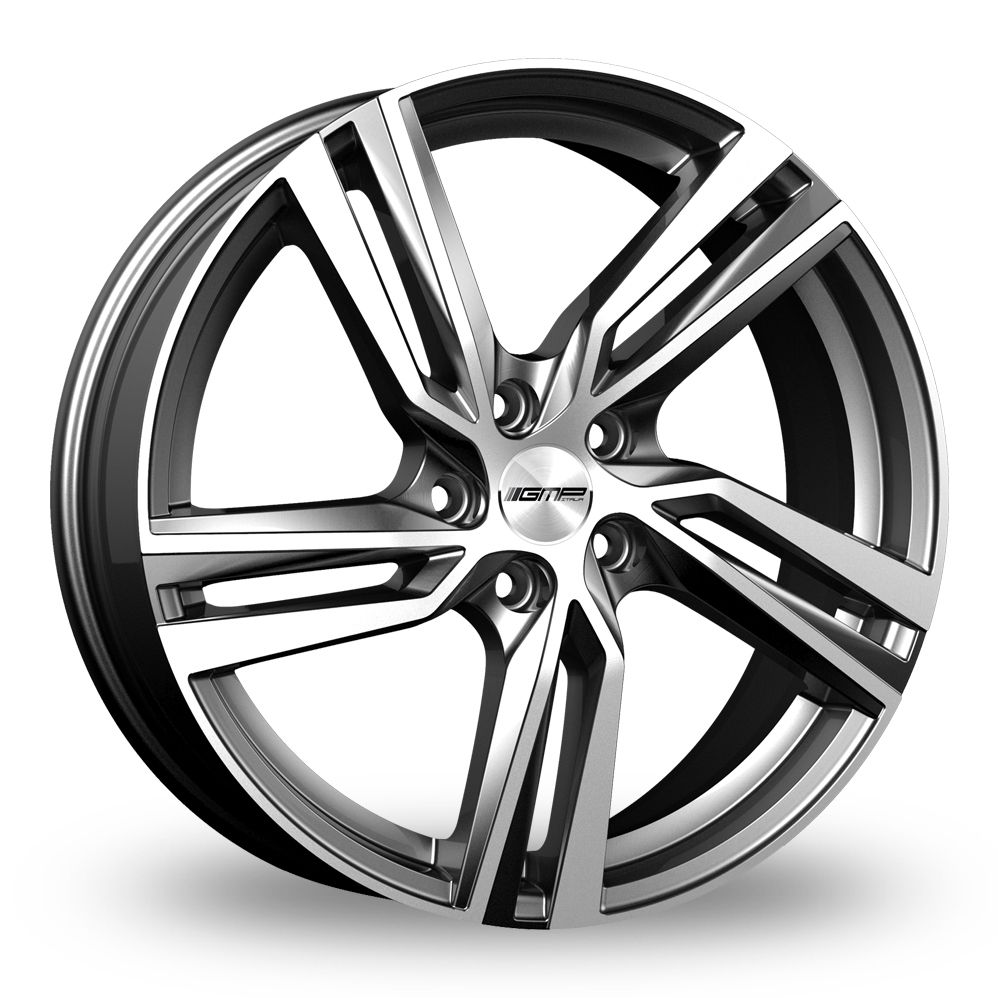 GMP ITALIA ARCAN ANTHRACITE POLISHED ALLOY WHEELS