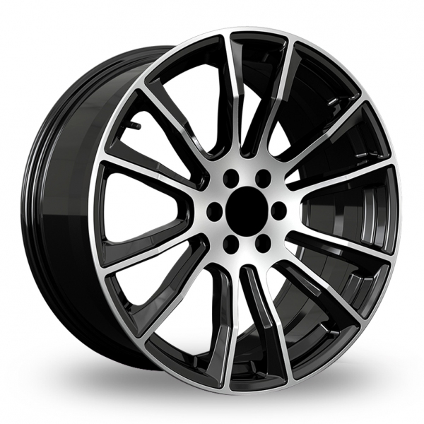 Hawke Denali Black Polished  Alloy Wheel