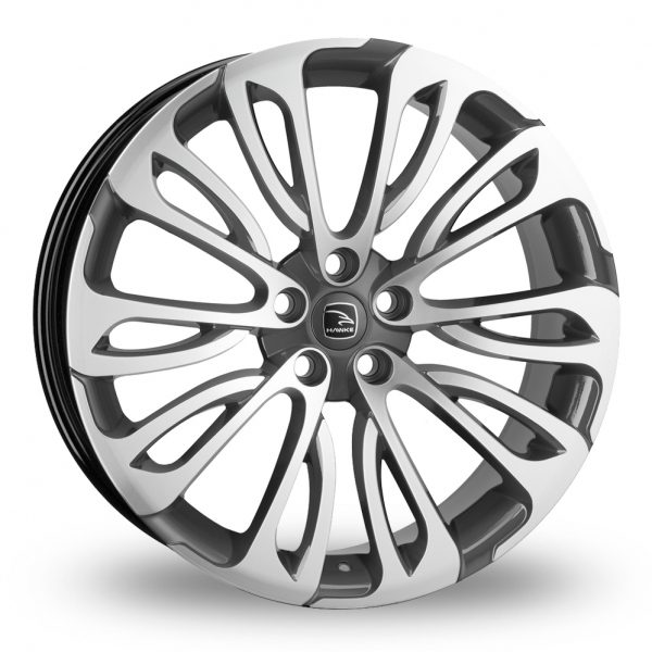 Hawke Halcyon Gun Metal Polished Alloy Wheel