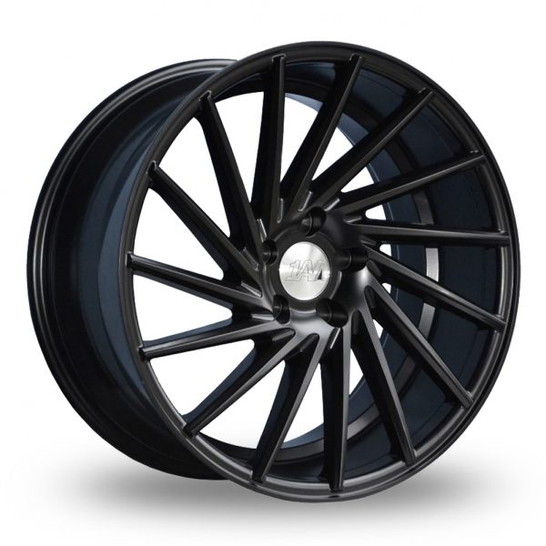 18 inch 1AV ZX1 Satin Black Alloy Wheels Includes (Fitting Kit) And Delivery