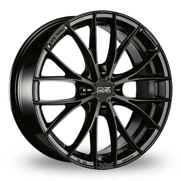 OZ RACING ITALIA 150 5 STUD GLOSS BLACK ALLOY WHEELS