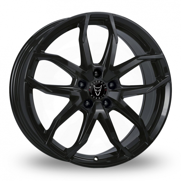 17″ WOLFRACE LUCCA GLOSS BLACK