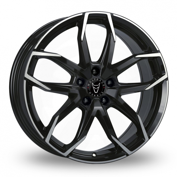 16″ Wolfrace Lucca Gloss Black Polished Face for Mercedes Citan