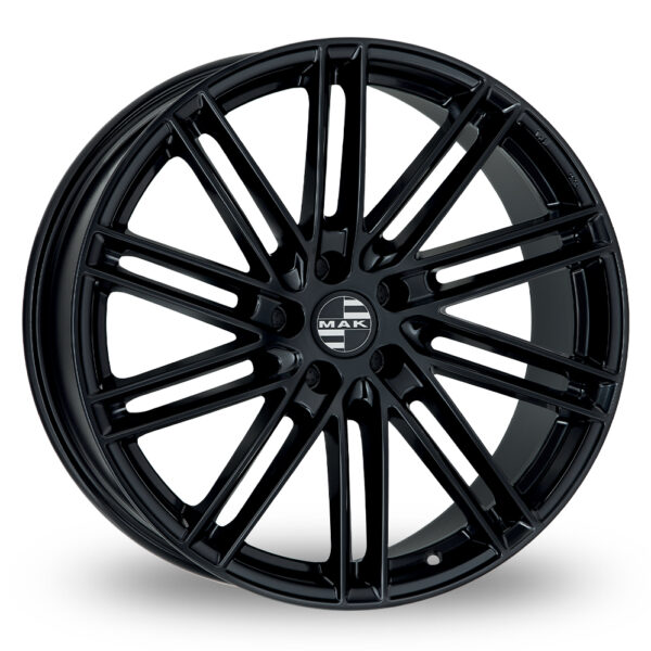 22 Inch MAK Leipzig Gloss Black Wider Rear Alloy Wheels Includes Fitting Kit And Delivery