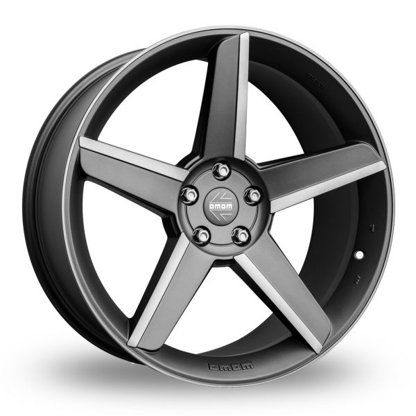 MOMO STEALTH ANTHRACITE POLISHED ALLOY WHEELS