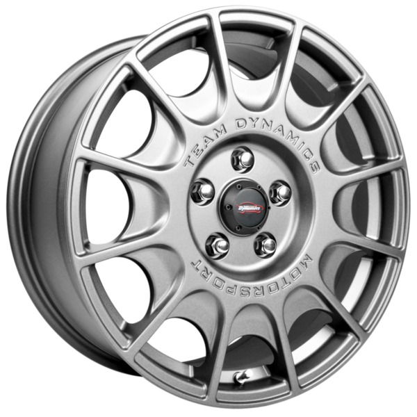 18″ TEAM DYNAMICS PRO RALLY HYPER SILVER ALLOY WHEELS