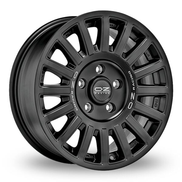 OZ RACING RALLY RAID MATT BLACK ALLOY WHEELS