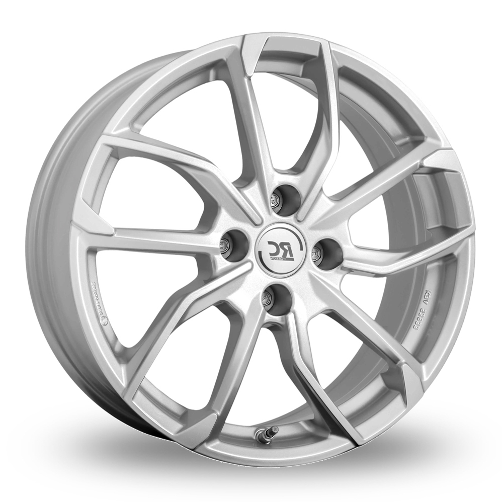 17 Inch RC Design Silver Alloy Wheels For Audi A3 Includes Transferal Of Tyres To New Wheels