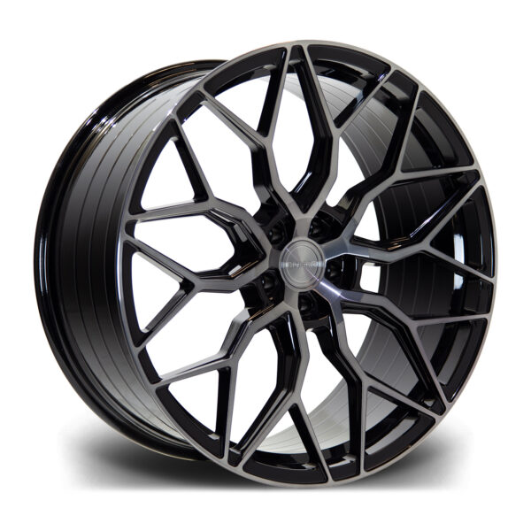 21″ RIVIERA RF108 Black Polished Dark Tint – FITMENT 5X120