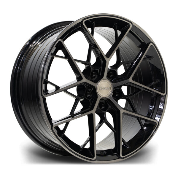 18″ RIVIERA RF3 Black Polished Dark Tint – FITMENT 5X112