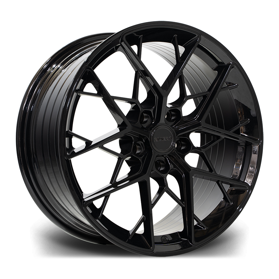 18″ RIVIERA RF3 GLOSS BLACK – FITMENT 5X112