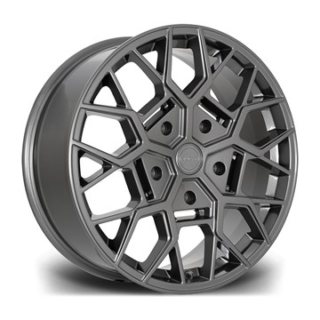 18″ Riviera RTX Gunmetal for Ford Transit Custom