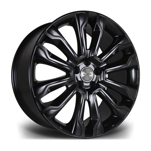 22″ RIVIERA RV124 SATIN BLACK – FITMENT 5X120