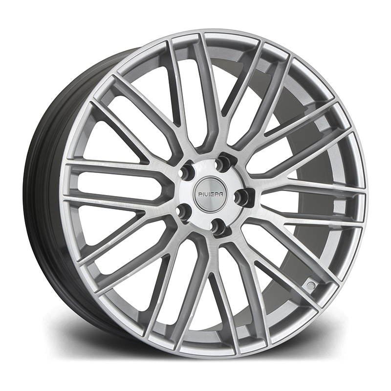 22″ RIVIERA RV126 SILVER BRUSHED – FITMENT 5X120