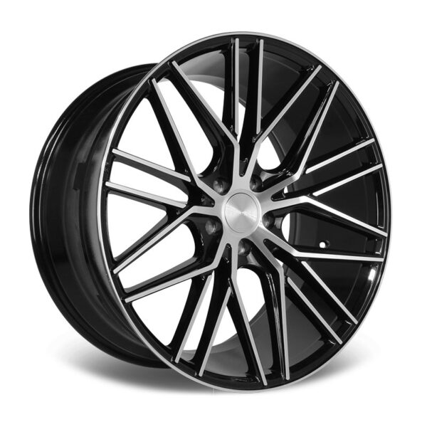 20″ RIVIERA RV130 BLACK POLISHED – FITMENT 5X114.3