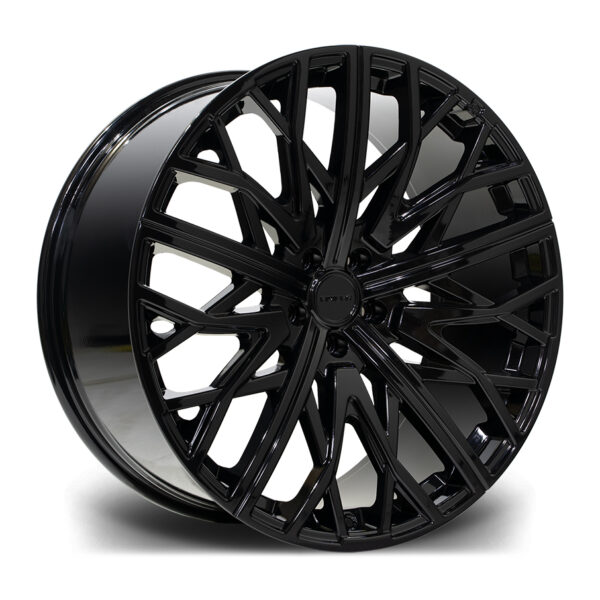 22″ RIVIERA RV131 GLOSS BLACK – FITMENT 5X112