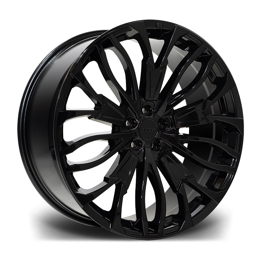 22″ RIVIERA RV134 GLOSS BLACK – FITMENT 5X112