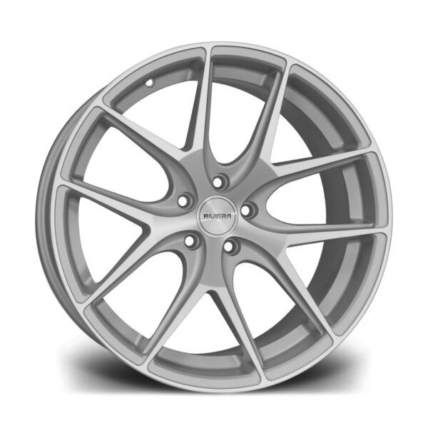 20″ RIVIERA RV136 SILVER POLISHED – FITMENT 5X120