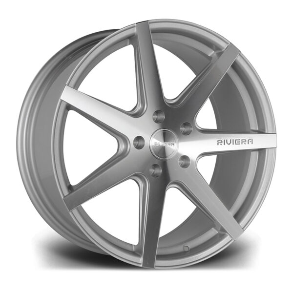 19″ RIVIERA RV177 SILVER POLISHED – FITMENT BLANK