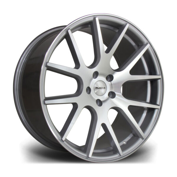 20″ RIVIERA RV185 MACHINED SILVER – FITMENT 5X120