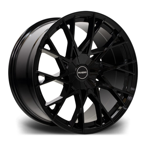 18″ RIVIERA RV197 GLOSS BLACK – FITMENT 5X160