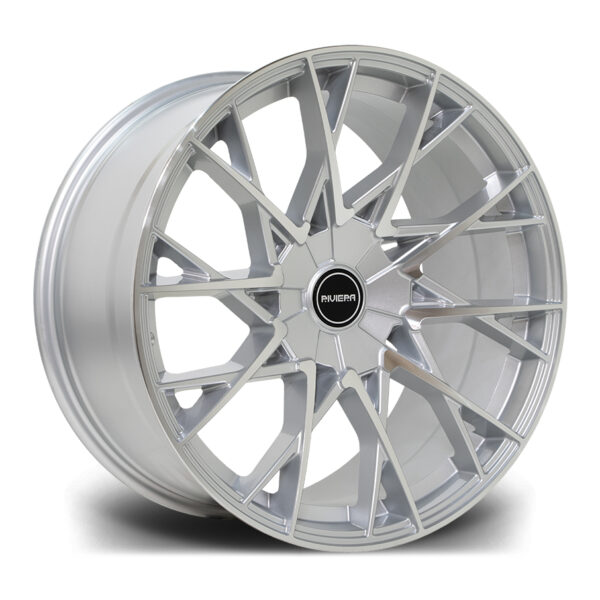 20″ RIVIERA RV197 SILVER POLISHED – FITMENT BLANK