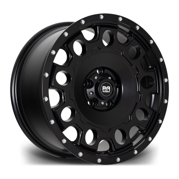 18″ RIVIERA XTREME RXS2 Satin Black Chrome Rivets – FITMENT 5X120