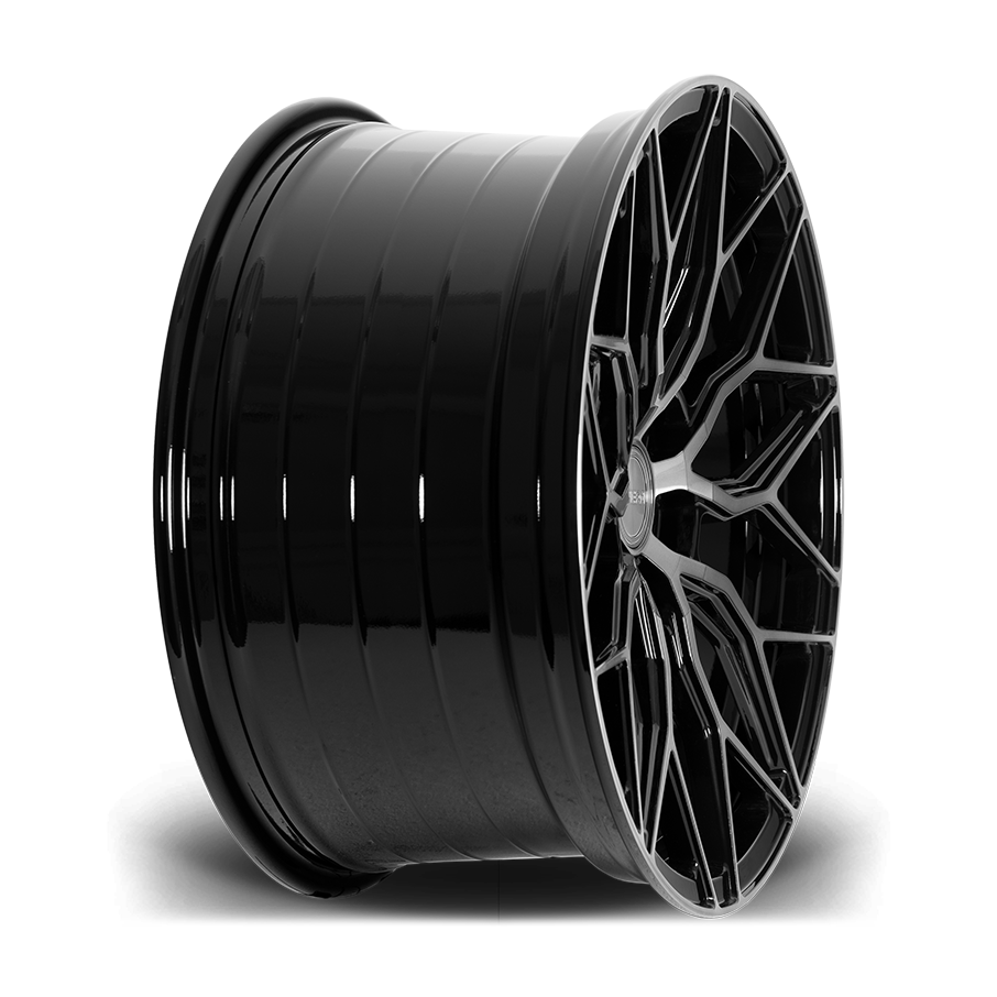 24″ Riviera RF 108 Gloss Black Alloy Wheels