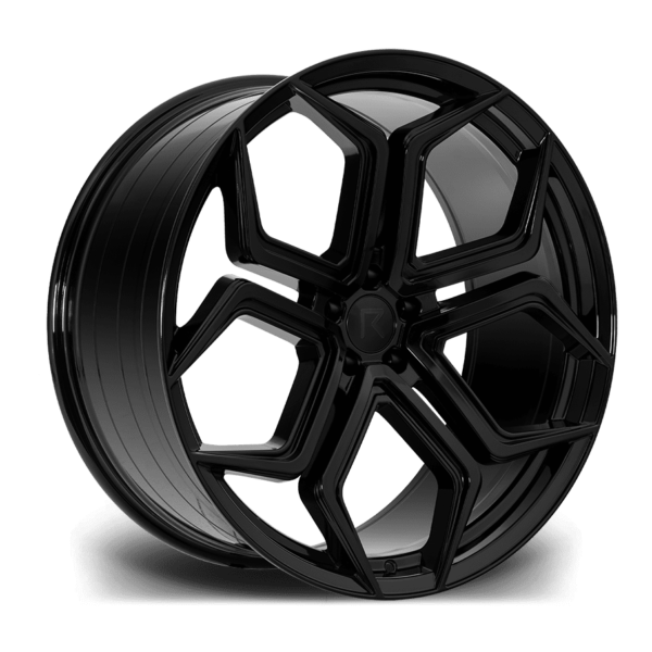 24″ Riviera RF7 Gloss Black Alloy Wheels