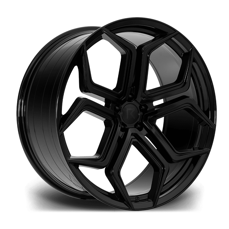 24″ Riviera RF7 Gloss Black Alloy Wheels